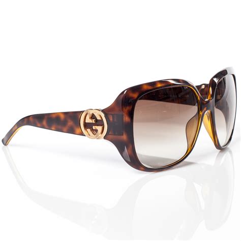 gucci tortoise shell ladies sunglasses